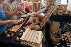 Holz-Intarsien-Kunst